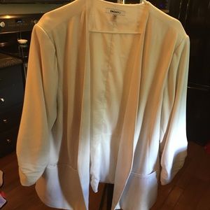 DKNY cream blazer